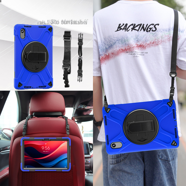Armored case with strap for Lenovo Tab M11 TB330FU 10.95" (Navy blue)
