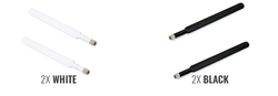 2x Anténa zosilňovač signálu LTE na router Huawei B593 E5186 B525, čierny