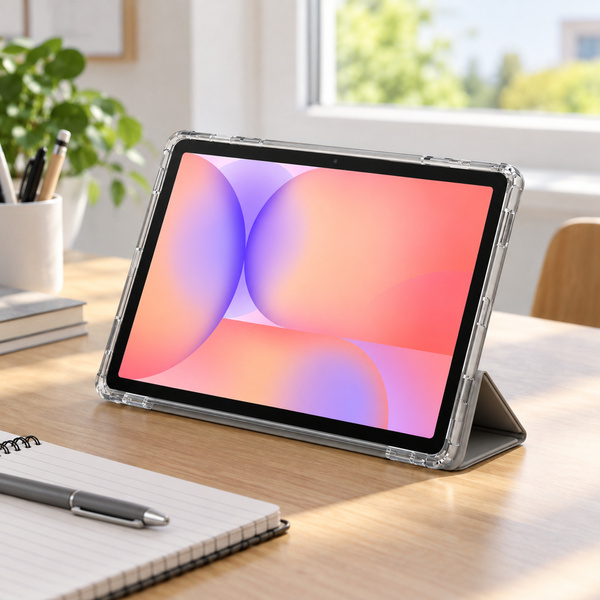 Etui do Galaxy Tab S10 Lite 10.9/ S10 FE/ S9 FE/ S9/ S8 z miejscem na rysik - szare