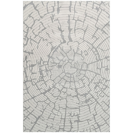 Dywan 140x200 do salonu pętelkowy duży japandi nowoczesny ciężki gruby POLO - Star (Szary)