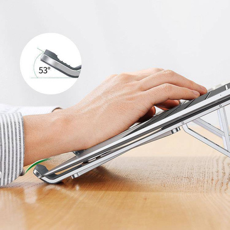 Ugreen foldable adjustable laptop stand silver (LP451)