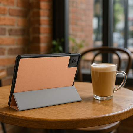 Puzdro Smart s klapkou na Lenovo Tab K11 Plus 11.45 / Lenovo K11 Plus, ružové zlato - ochranné so stojanom