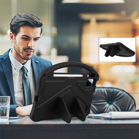 Etui FunColor do Xiaomi Pad 7 / Pad 7 PRO 11.2 podstawka uchwyt pancerne, czarne