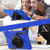 Etui pancerne Shockproof z uchwytem do Samsung Galaxy Tab S9 FE/S9/S10 FE, niebieskie