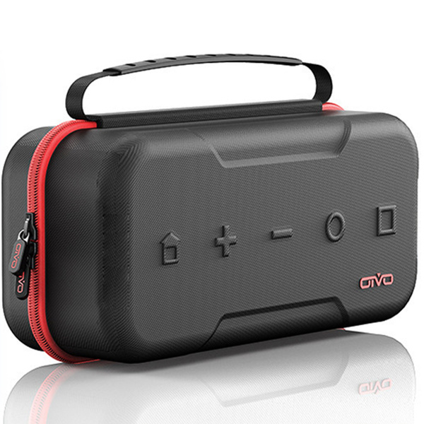 Puzdro cestovné kufrík taška na Nintendo Switch 1, červené - ochranné so stojanom, prístup k portom a tlačidlám