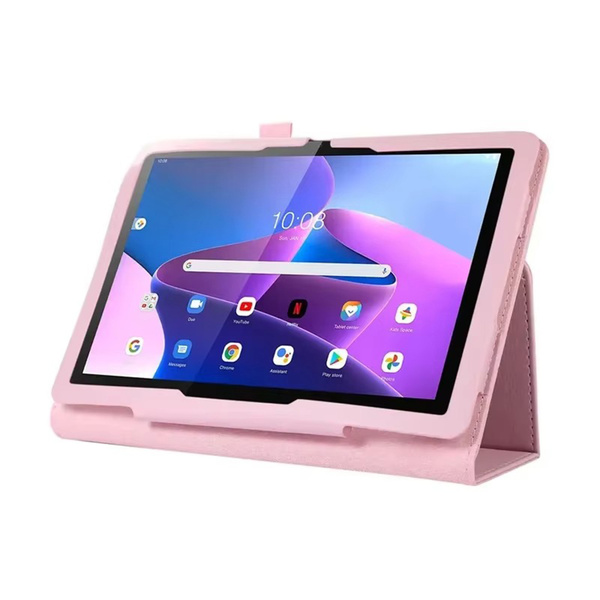 Etui do Lenovo Tab 10.1 2025 TB311FU TB311XU ZAEH0040PL z klapką - różowe
