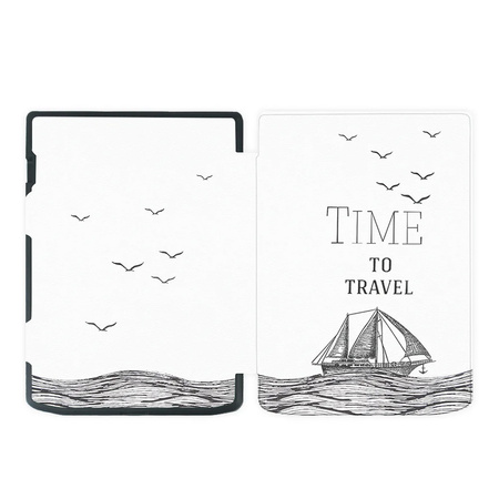 Etui Smart Graficzny do Pocketbook Inkpad 4 / Color 2 - ochronne z podstawką