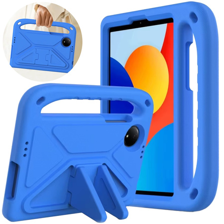 Puzdro FunColor na Redmi Pad SE 8.7 2024, modré - ochranné so stojanom, prístup k portom a tlačidlám