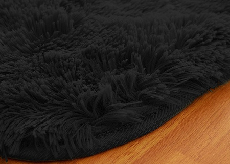 Shaggy Strado room carpet 200x290 BlackSky (Black)