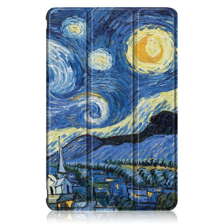Etui Graficzne pokrowiec futerał z klapką do Galaxy Tab S6 Lite 10,4"