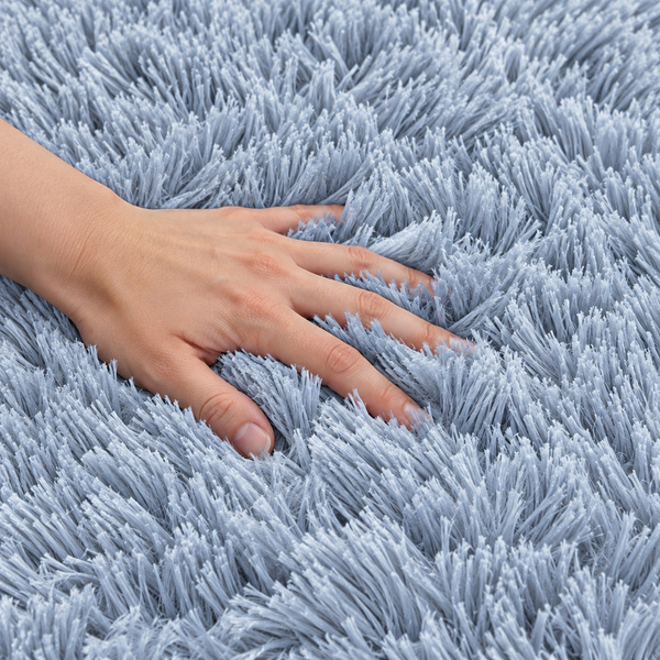Shaggy Strado room carpet 200x300 SilverFur (Light gray)