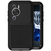 Etui Pancerne Love Mei do Huawei P60 / Huawei P60 Pro, czarne - ochronne z podstawką, dostęp do portów i przycisków