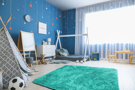 Shaggy Strado room carpet 160x220 TurquoiseSea (Turquoise)