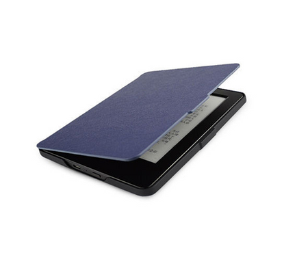 Etui do Kindle Paperwhite 1 2 3, czarne - ochronne z podstawką, dostęp do portów i przycisków