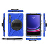 Puzdro Armor s držiakom na Galaxy Tab S9 / S10 FE / Galaxy Tab X716B / Galaxy Tab X510, tmavomodré - ochranné