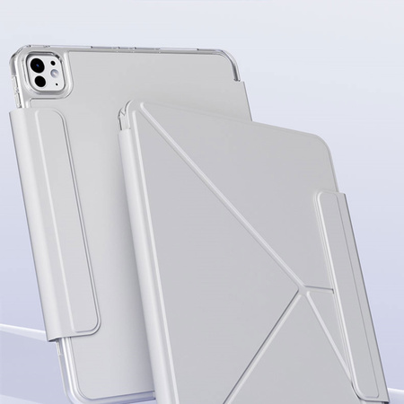 Puzdro Origami na Apple iPad Air 11 M3 2025 / Air 11 M2 2024 Gen 7 6 / iPad Air 11 M2 2024, biele - ochranné