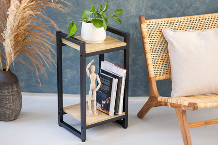 Stojan na kvety Vertico stojaci kovový stojan na kvety rastliny loft 65x35x30cm