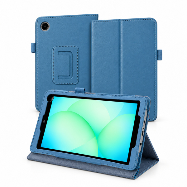 Etui Slim z klapką do Galaxy Tab A11 X135/ X133 A9 SM-X115/ X110 - niebieskie