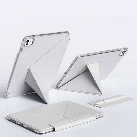 Etui ORIGAMI do Apple iPad Air 11 M3 2025/ Air 11 M2 2024 GEN 7 6 podstawka, białe