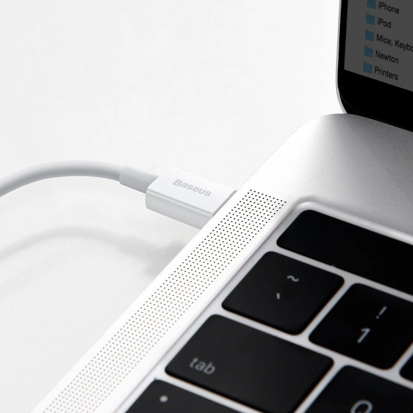 Kábel Baseus Superior Series USB-C / Lightning PD 20W 1 m, biely