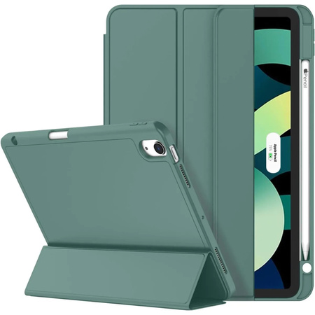 Etui Smart Pencil do iPad Air 11 M3 2025 Gen. 7 / M2 2024 Gen. 6, zielone - ochronne z podstawką