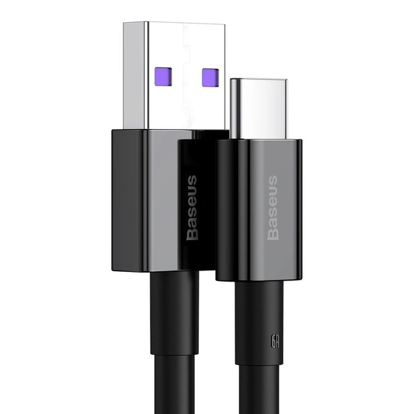 Baseus Superior kábel USB Typ C 66 W Huawei SuperCharge Scp 1 m