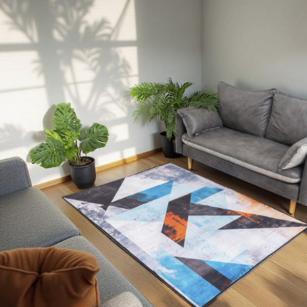 Dywan Novo 140x200 cm - Nowoczesne Trójkąty - miękki do salonu i sypialni