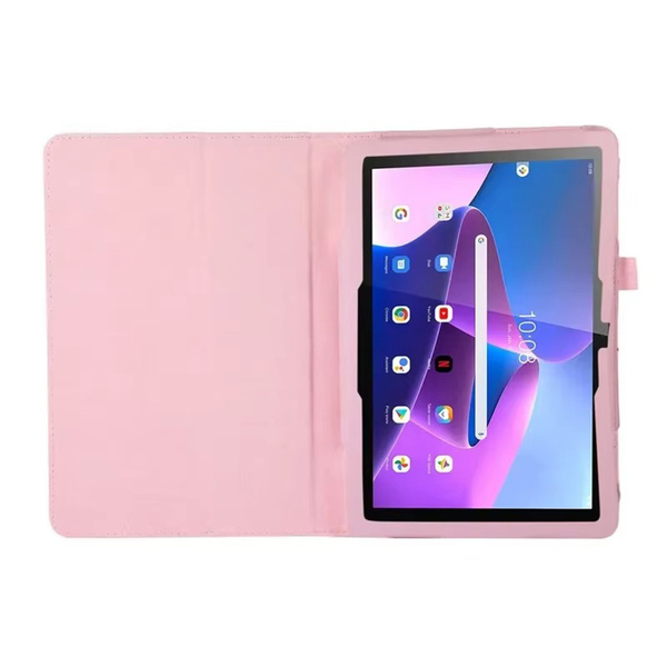 Etui do Lenovo Tab 10.1 2025 TB311FU TB311XU ZAEH0040PL z klapką - różowe