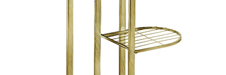Gold standing metal flower stand for 6 flower pots- elegant flower stand