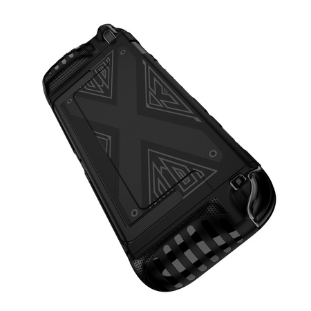 Puzdro na Nintendo Switch 2 2025 silikónové Kickstand 3-dielne, čierne - ochranné so stojanom