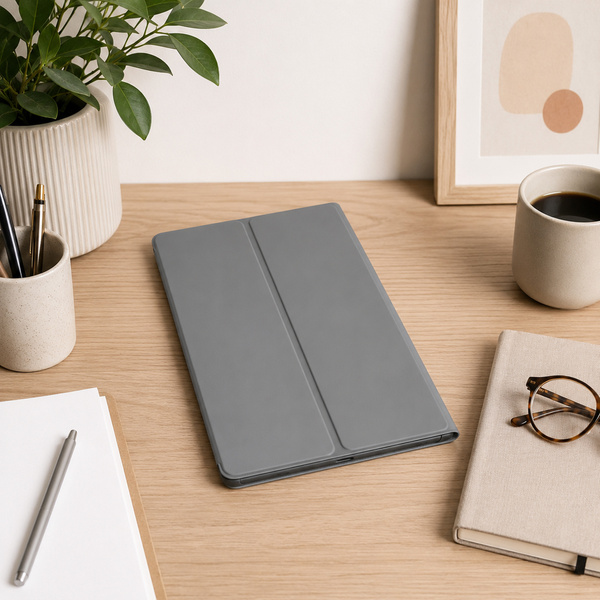 Etui z klawiaturą do Lenovo Tab Plus 11.5" TB351FU 2024 szare ochronne