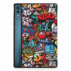 Etui graficzne do Lenovo Yoga Tab Plus 12.7 2025 TB520FU ZAEG0022PL z klapką i podstawką