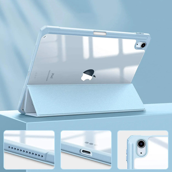 Case Hard Crystal iPad Air 11 6 GEN M2 2024 / 7 GEN M3 2025 - L.Blue