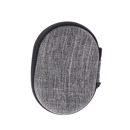 Etui na słuchawki Uniwersalne twarde pokrowiec do podróży odporne, szare