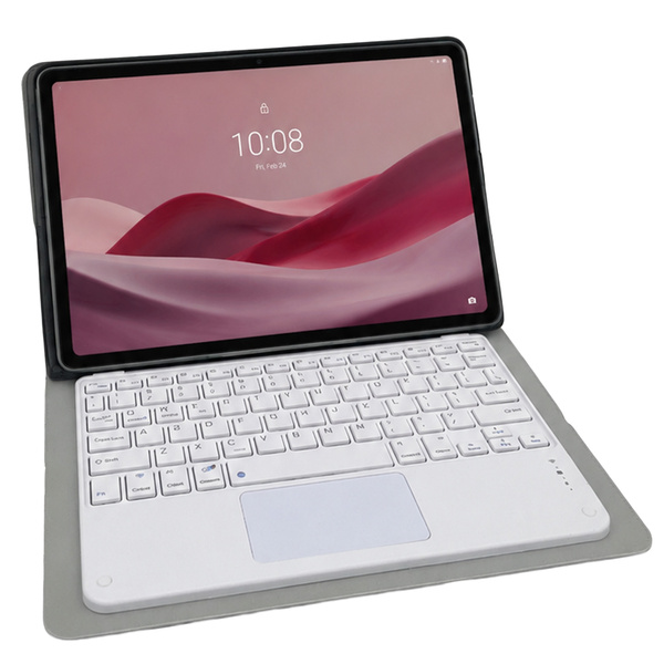 Etui z klawiaturą do Lenovo Tab Plus 11.5" TB351FU 2024 szare ochronne