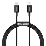 Kábel Baseus Superior Series USB-C / Lightning PD 20W 1 m, čierny