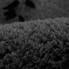 Dywan Alpaca nowoczesny puszysty pluszowy miękki loft salon 130x190, czarny