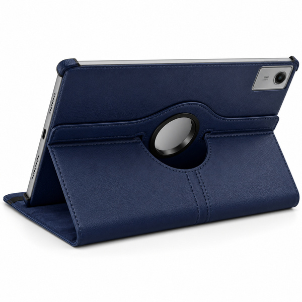 Etui obrotowe do Lenovo Idea Tab Plus 12.1 2025 TB361FU TB361ZU - granatowe