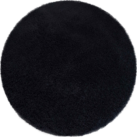 Alpaca Strado 80x80 round rug - AlpaBlack