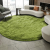 Shaggy Strado 90x90 round carpet GreenGrass (Green)