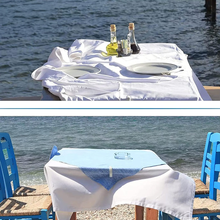8x Klipsy Stalowe metalowe uchwyt klamra do obrusu stołu blatu, srebrny