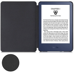 Puzdro Smart na Kindle 11 2022 Gen.11, čierne - ochranné so stojanom, prístup k portom a tlačidlám