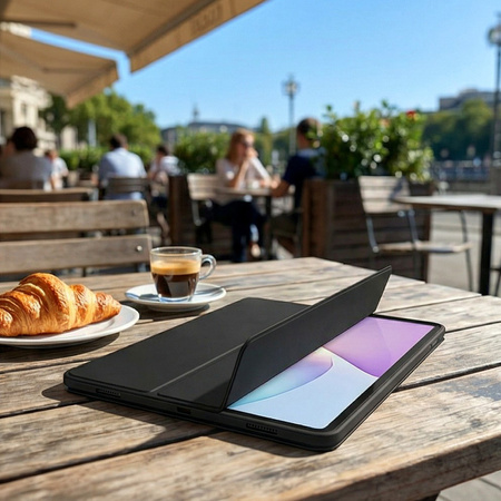 Puzdro Smart na Huawei MatePad Air 11 2023 / MatePad 11.5 S 2024 2025 s klapkou / Huawei MatePad Air 11.5 2024, čierne - ochranné