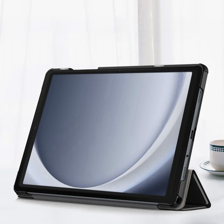 Etui Smart do Samsung Galaxy Tab A9 8.7 X110 / X115, czarne - ochronne z podstawką