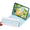 Etui z klawiaturą Bluetooth do iPad Air 4 / Pro 11 2020, niebieskie - ochronne z podstawką