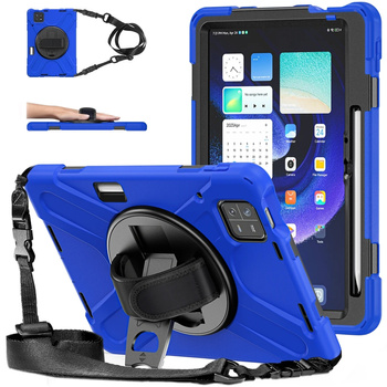 Puzdro pancierové Armor remienok na Xiaomi Mi Pad 6 / 6 Pro 2023 / 6 Pro, tmavomodré - ochranné so stojanom