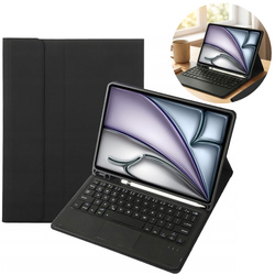 Etui z klawiaturą touchpad do iPad Air 11 M4 2026/ Air 11 M3 2025/ Air 11 M2 2024, gen. 8/ 7/ 6, czarne
