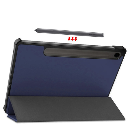 Puzdro Smart na Samsung Galaxy Tab S9 / S10 FE 10.9 SM / Galaxy Tab S9 FE 10.9 2023 / S10 FE 2025, tmavomodré - ochranné