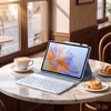 Puzdro s klávesnicou Bluetooth na Redmi Pad 2 Pro 2025, modré - ochranné so stojanom