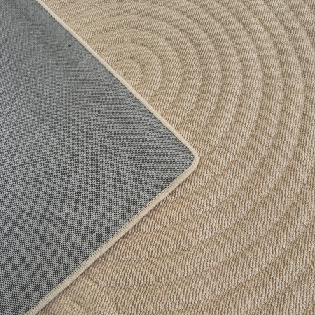 Dywan 140x200 do salonu pętelkowy duży japandi nowoczesny ciężki gruby POLO - Raining Camel (Bezowy)